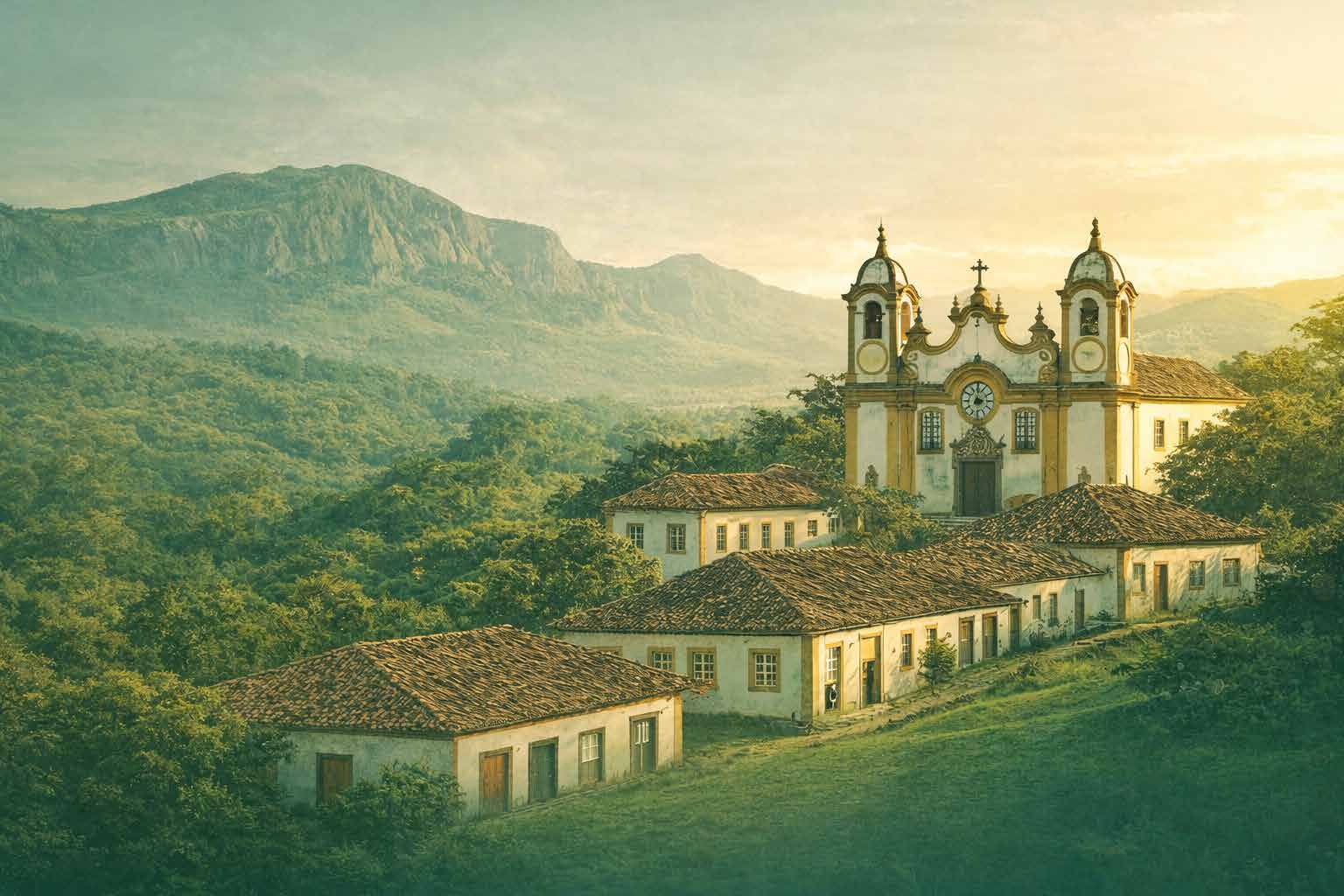Vista de Tiradentes (MG), cidade sede do Simpósio 2026